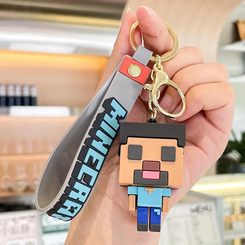 Classic Steve Keychain