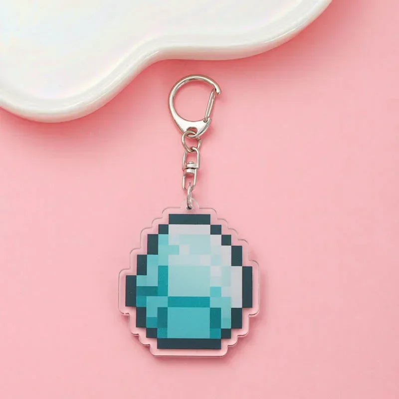 Minecraft Acrylic Keychain