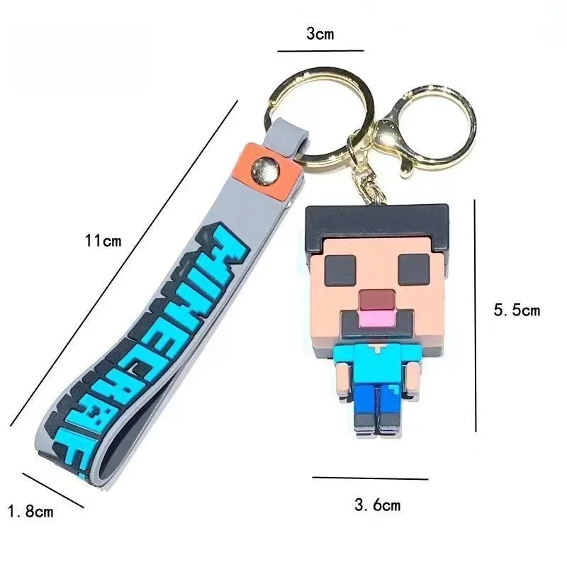 Classic Steve Keychain