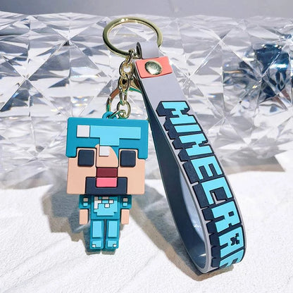 Steve Pixel-Perfect Minecraft Keychain
