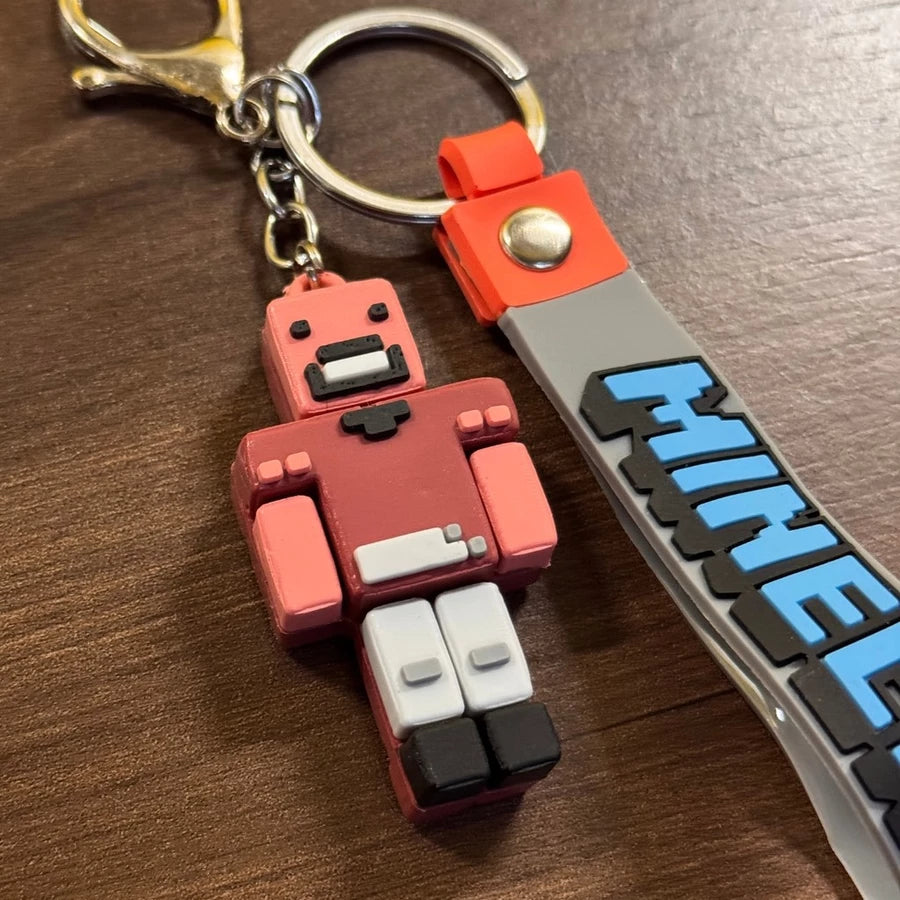 Piglin Keychain